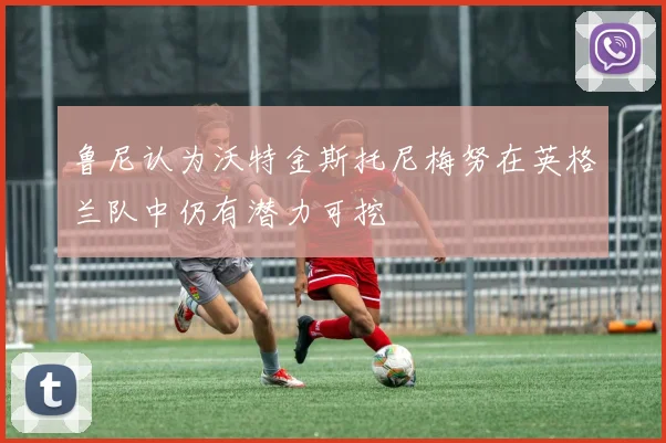 鲁尼认为沃特金斯托尼梅努在英格兰队中仍有潜力可挖